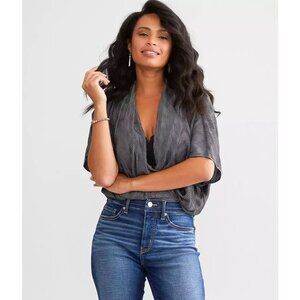 Red By BKE Pleated Bodysuit S